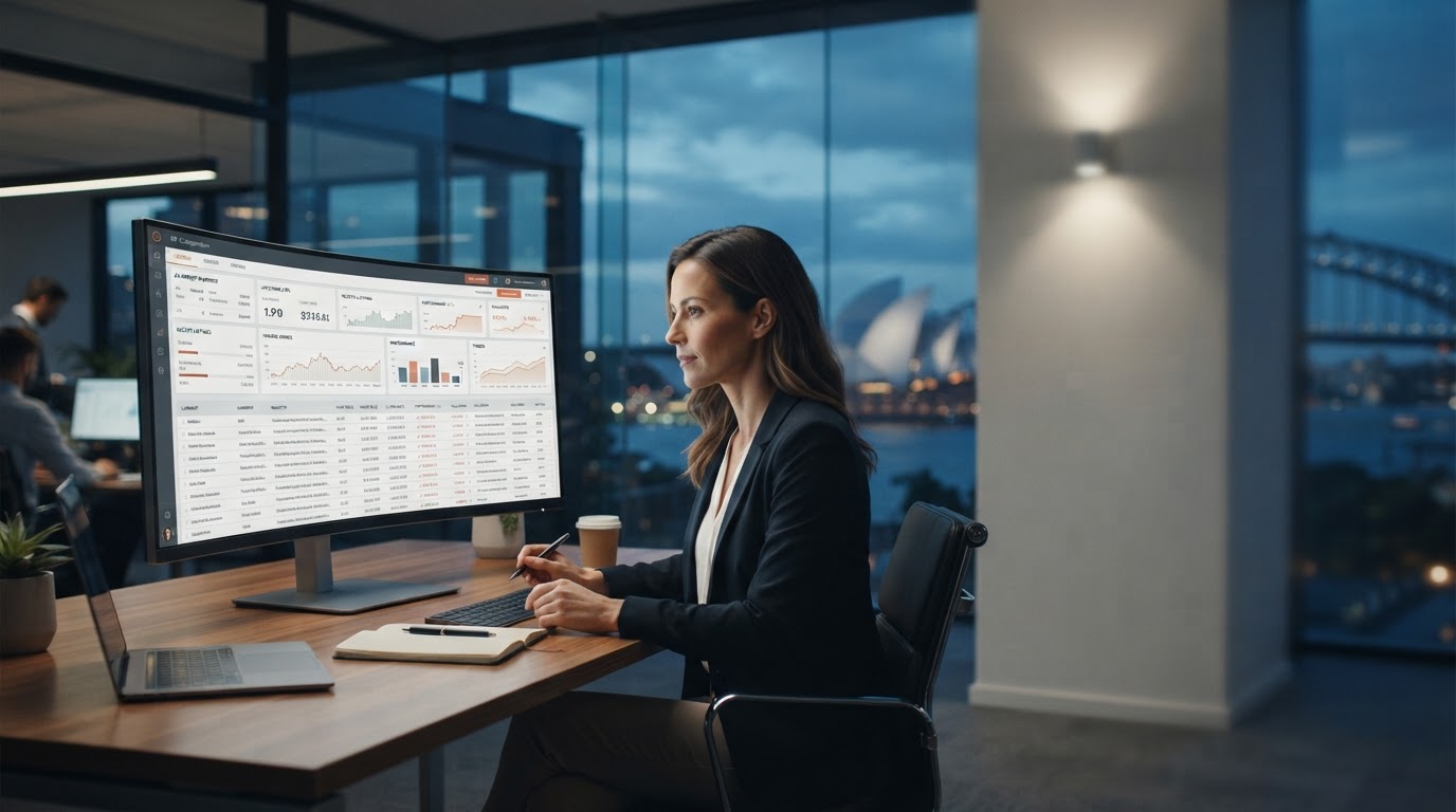 IPO Compare AU data analysis dashboard visual representing AI-driven cash allocation modelling